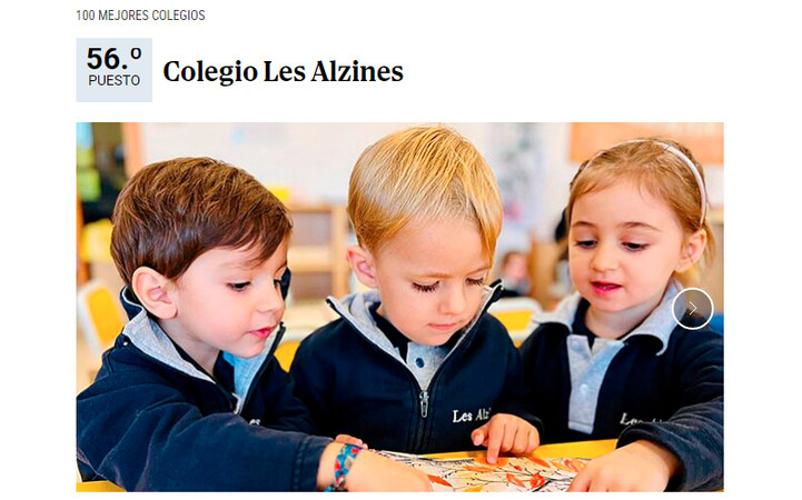 Les Alzines, between the 100 best schools of Spain